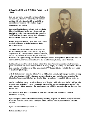 A preview of a PDF biography for Grant, Boyd Sutcliff